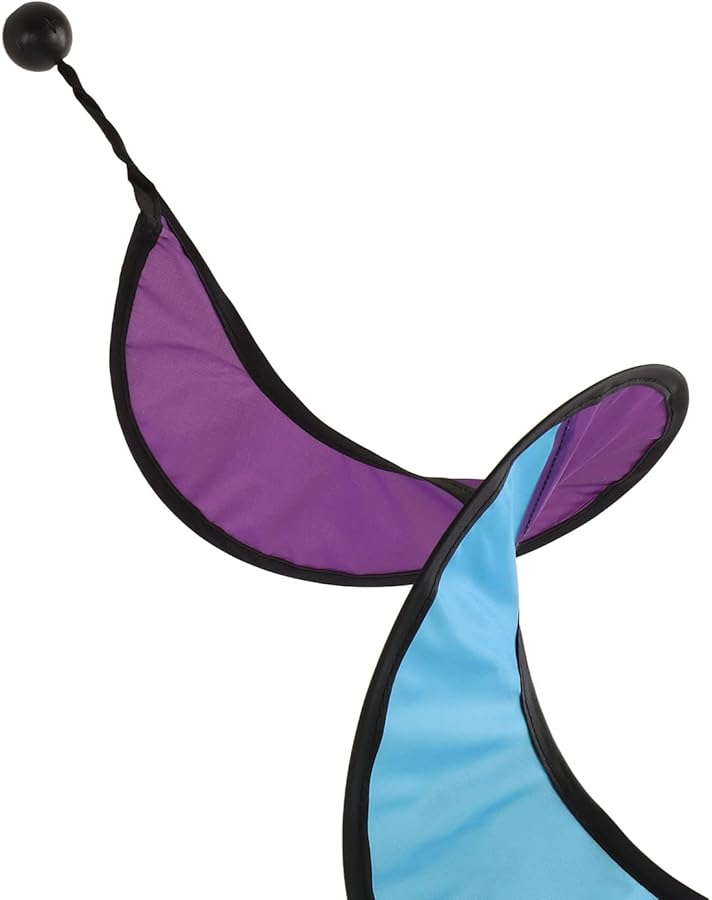 منحوتة رياح قوس قزح القابلة للطي دوامة دوارة لتزيين حديقة حفل مهرجان - Image 5