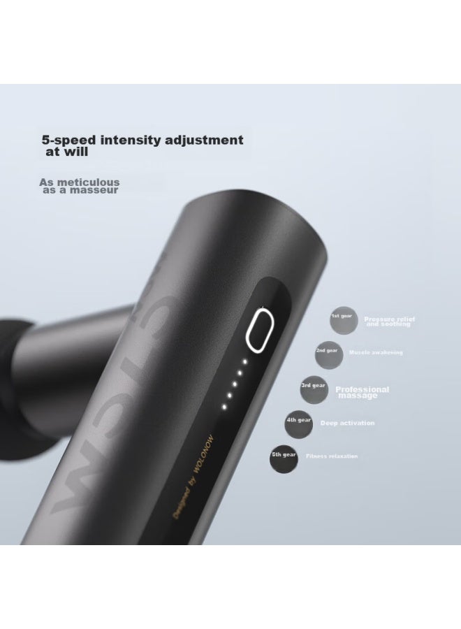 Wolonow Massage Gun, Professional-grade Mini Portable Massage Device For Home Fitness Muscle Relaxation, Leg Massager, Birthday Gift For Parents, Boyfriend, New Year's Party Present - Image 2