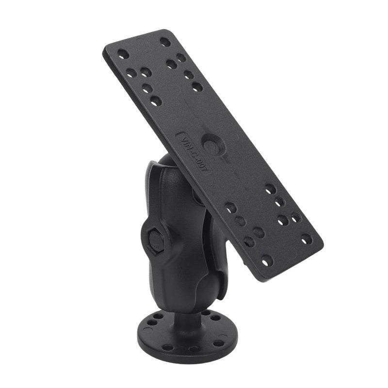 حامل كاشف الأسماك من سبائك الألمنيوم عالية القوة مع قضيب نايلون 9.5 سم وتصميم ذراع طويل - Image 2