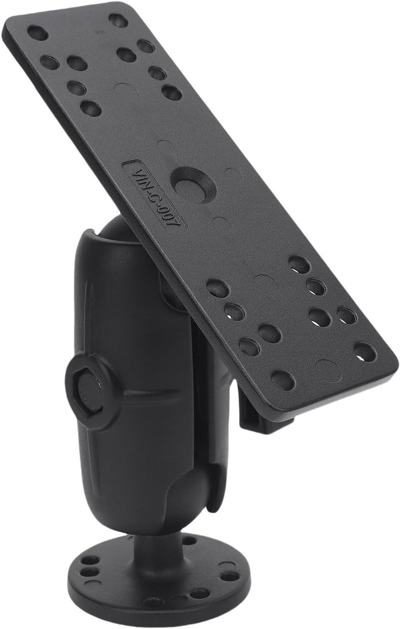 حامل كاشف الأسماك من سبائك الألمنيوم عالية القوة مع قضيب نايلون 9.5 سم وتصميم ذراع طويل - Image 1