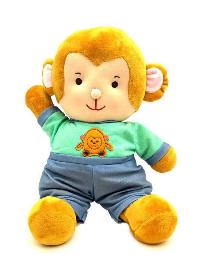 FunBlast Soft Monkey Plush Toy For Kids Soft Toy For Baby Boy Stuffed Toy For Toddlers (Multicolor;35 Cm) - Image 4