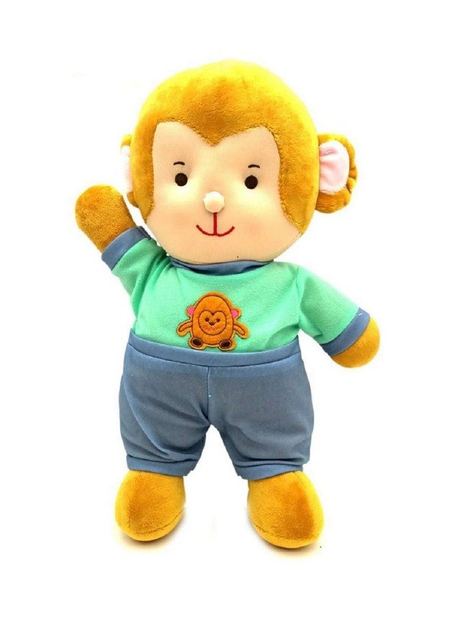 FunBlast Soft Monkey Plush Toy For Kids Soft Toy For Baby Boy Stuffed Toy For Toddlers (Multicolor;35 Cm) - Image 1