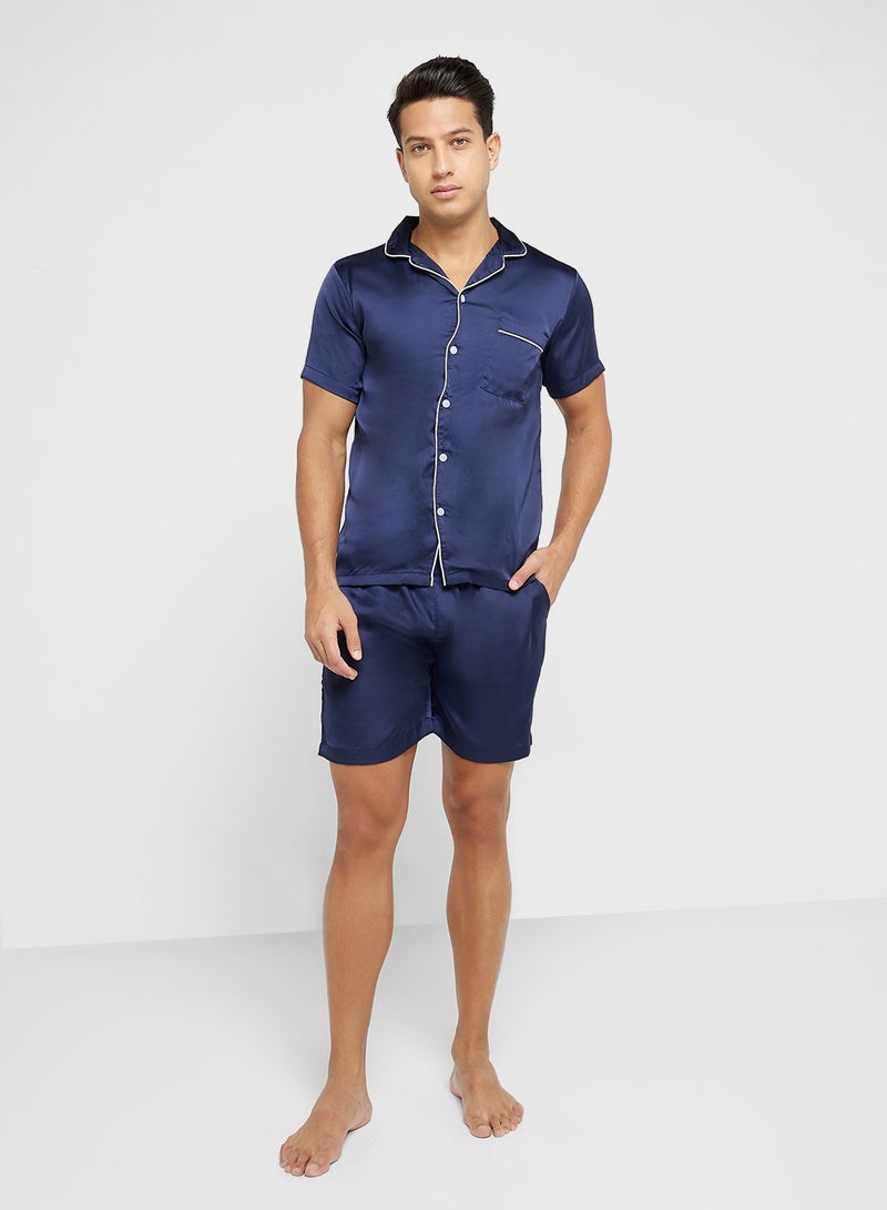 Seventy Five Nightwear T-Shirt & Shorts Sets  - Image 1