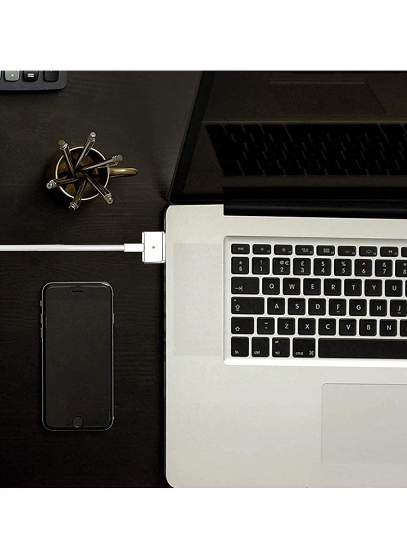 erorex - Replacement AC Power Adapter (85W) T-Tip Magnetic Connector Power Adapter For MacBook Pro Compatible Model: A1181 | A1278 | A1344 | A1425 | A1465 | A1502 | A1398 | A1424 - White - Image 1