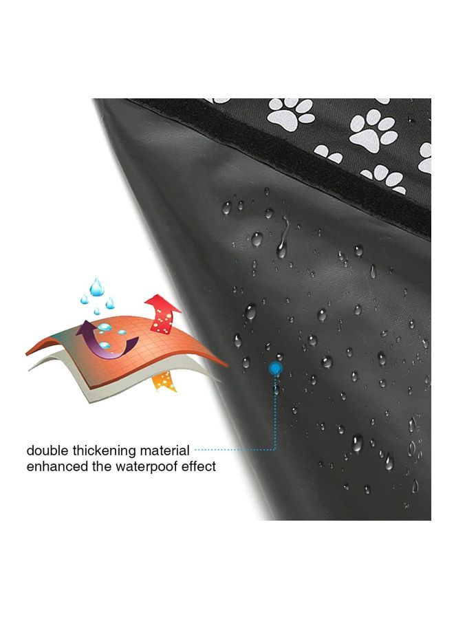 NIBEMINENT Dog Back Car Seat Cover Black/Purple - Image 4