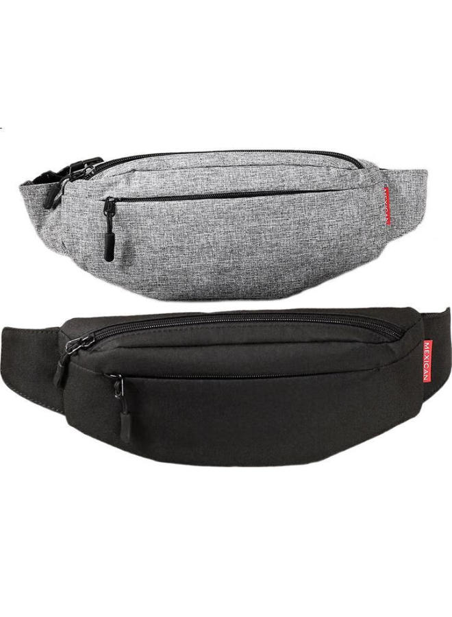 Scarecrow Men'S Chest Bag, Portable Travel Casual Shoulder Crossbody Bag, Phone Waist Pack, Canvas Backpack, Cycling Fashion Commuter Bag - Image 2