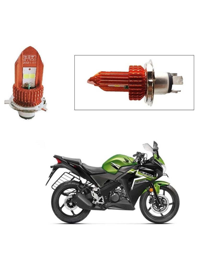 PRIKNIK Led Headlight Bulb 30W Two Color White/Yellow Light H4 Lamp Compatible With H-onda CBR 150R - Image 3
