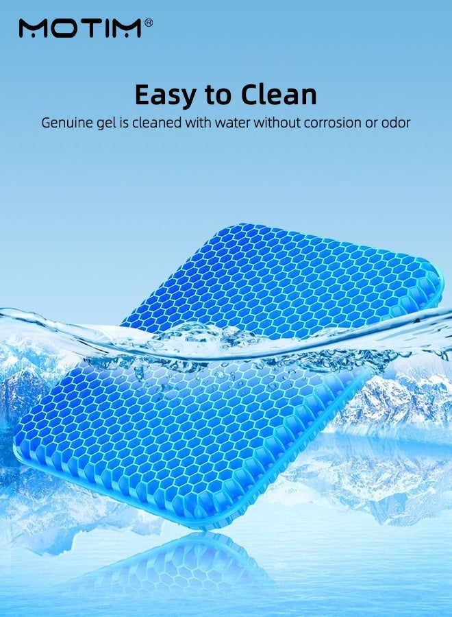 Motim Gel Enhanced Car Seat Cushion, Breathable Car Seat Pad with Non-slip Cover, Cooling Seat Cushion, Suitable for Office Chair, Car Seat, Home and Traveling - Image 5