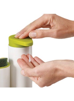 GTC GTC® Plastic Self Sink Drainer Dishwasher Sanitizer Liquid Dispenser and Sponge Holder (IT N - 760-2) Green  - Image 5