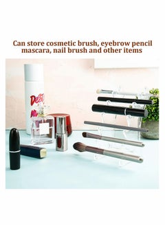 KASTWAVE 2 PCS Pen Display Stand Makeup Brush Display Stand 6 Slots Brush Holder Pen Holder Cosmetic Organizer for Pen, Eyebrow Pencil, Makeup Brush, Nail Brush Home Office or Store  - Image 4