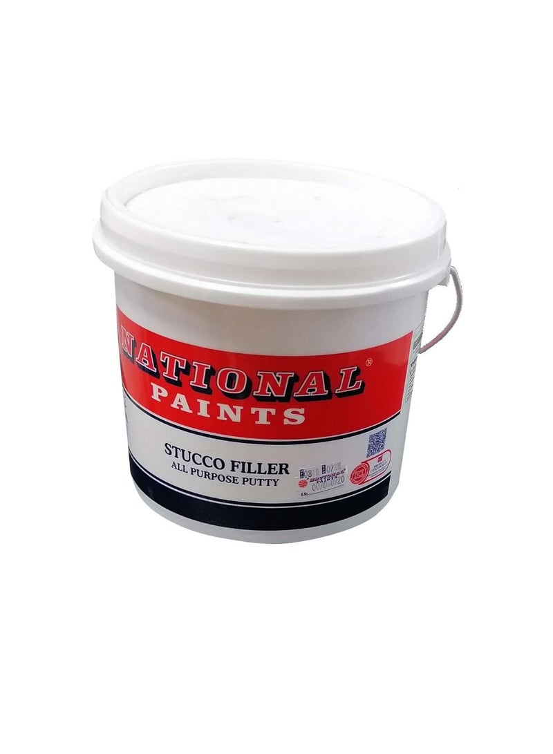 NATIONAL PAINTS National Paint Stucco Filler All Purpose Putty Galon - 3.6 Ltr - Image 1