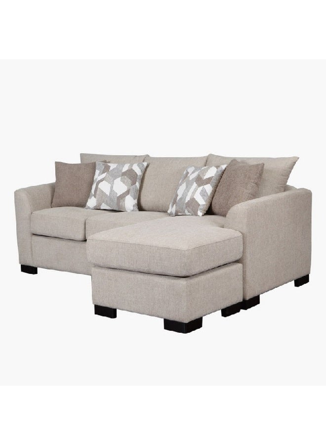 Home Box أريكة ركنية يمكن تحويلها إلى سرير 3 مقاعد بيلمنت مع مرتبة مصنوعة من فوم الذاكرة و4 وسائد 90 x 87.5 x 212 سم - Image 4