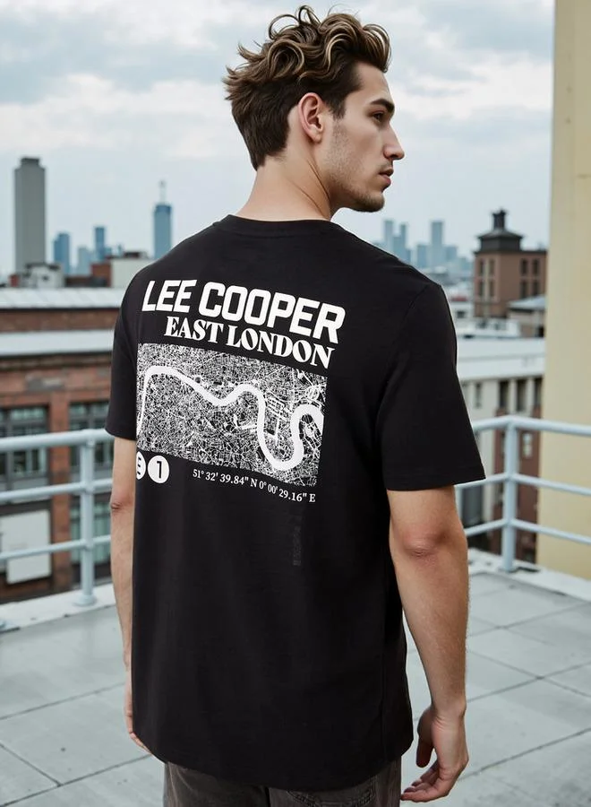 Lee Cooper Lee Cooper Typographic Print Crew Neck T-shirt
