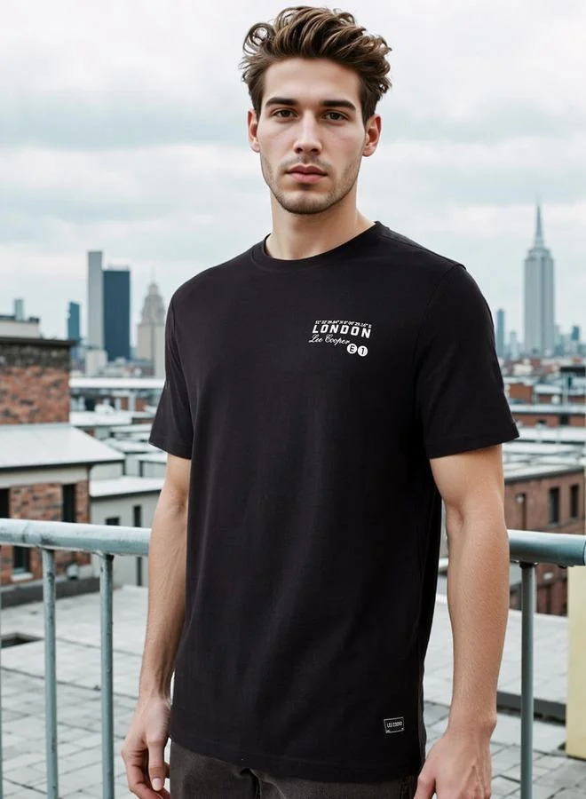 لي كوبر تي شيرت لي كوبر بطبعة حروف