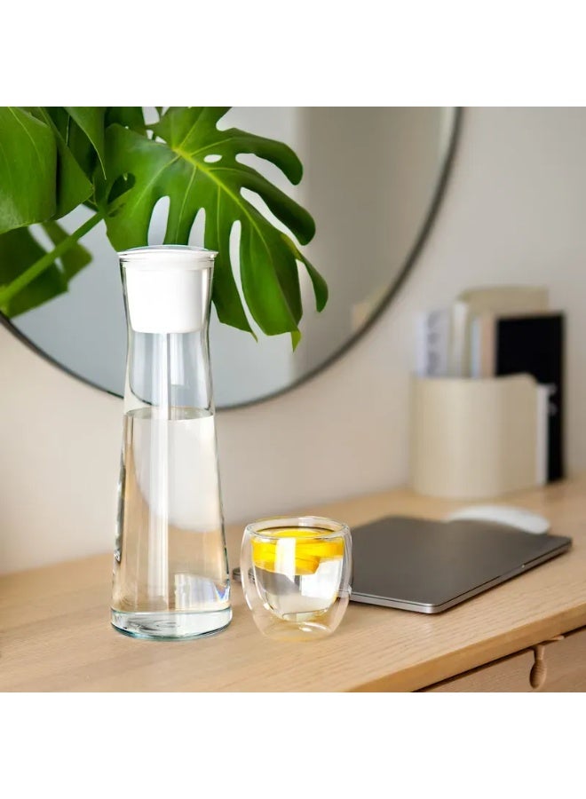 Wessper K1 Borosilicate Water Filter Carafe with Actitex™ Disc Filter 1L - WHITE - Image 5