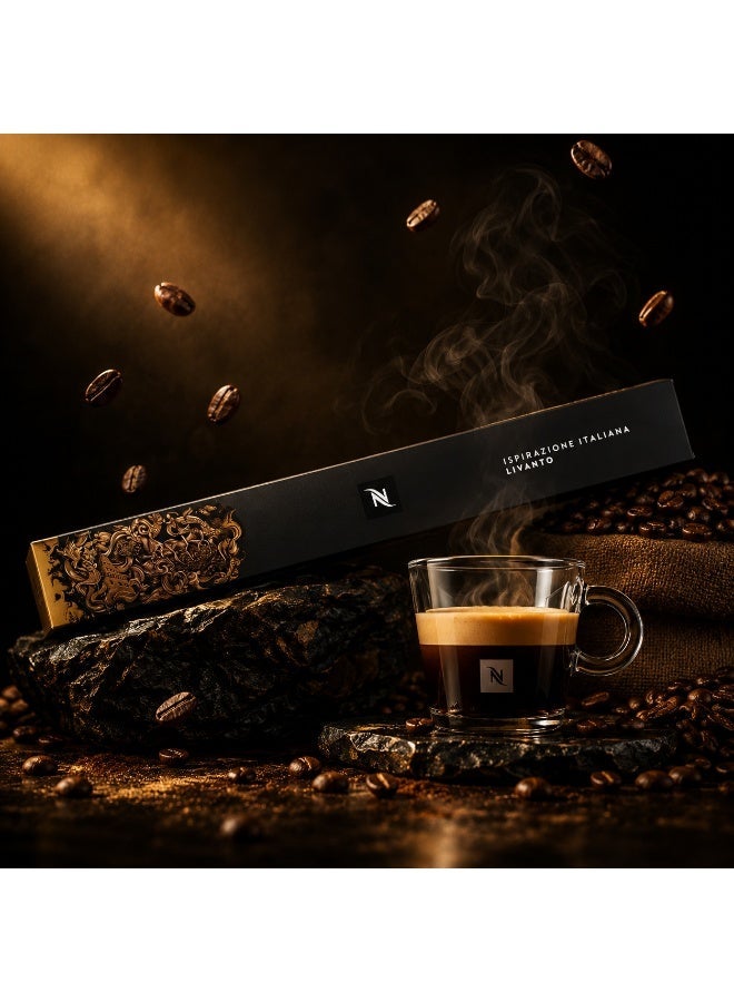 Nespresso Livanto Ispirazione Italiana Original Line Coffee Capsules 10 Capsules 53g - Image 2