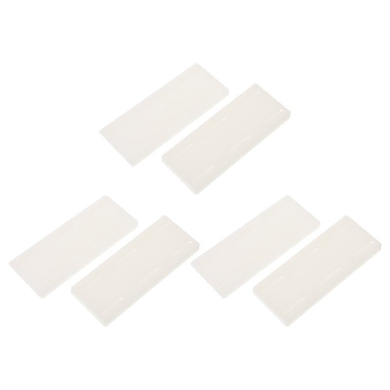 6PCS Punch Strip Fixator Wall Hanging Socket Fixer Self-adhesive Socket Hook Organizer for Outlet Adapter (White) - Image 4