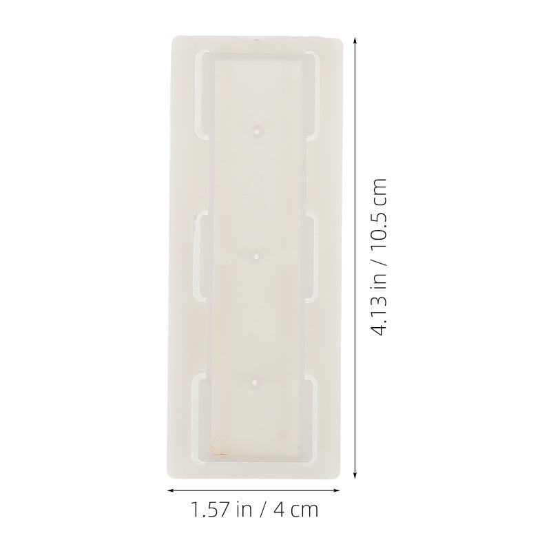 6PCS Punch Strip Fixator Wall Hanging Socket Fixer Self-adhesive Socket Hook Organizer for Outlet Adapter (White) - Image 2