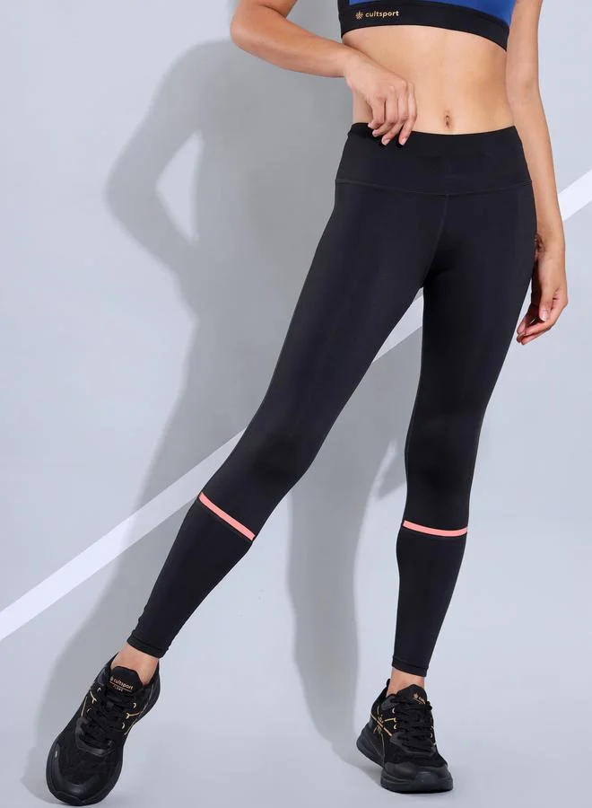 Cult Women Black Printed Leggings