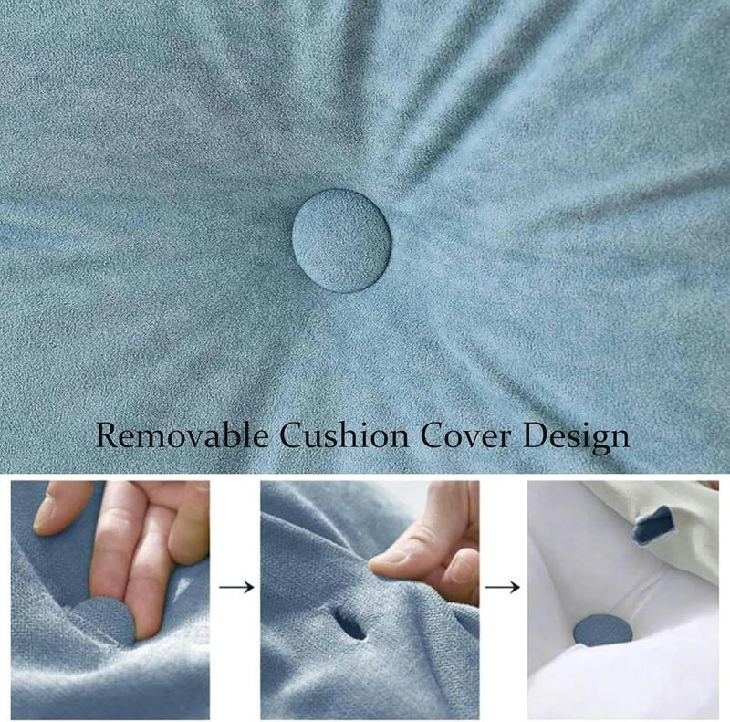 Large Headboard Pillow Triangular Wedge Backrest Positioning Support Bed Rest Reading Pillows Headboard Wedge Pillows with Removable Cover for Day Bed Bunk Bed - Image 5