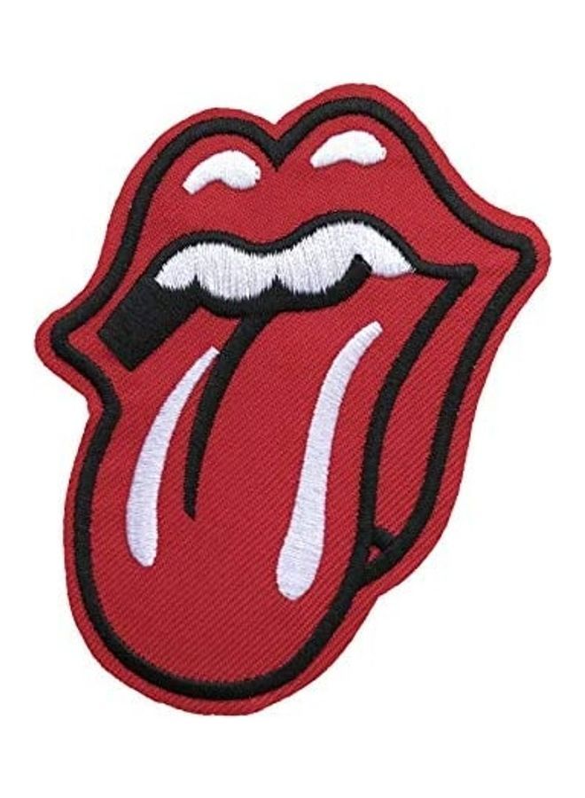 NIBEMINENT The Rolling Stones Songs Themed Embroidered Patch Red/White/Black