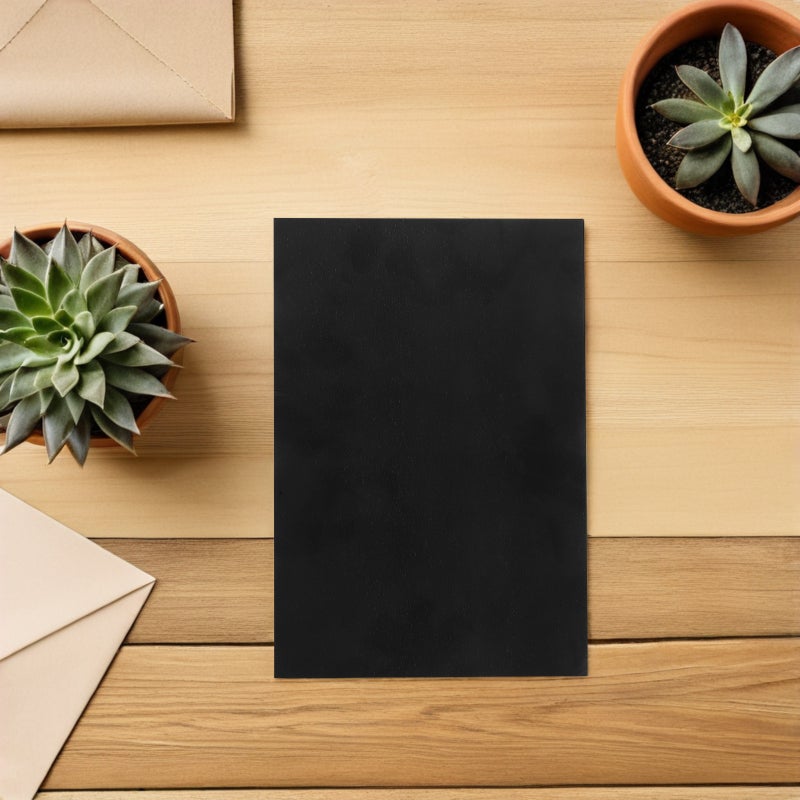 10pcs Craft Sheets: Thick Paper Set for DIY Crafting Preschoolers Classroom Scrapbooking for Cosplay Costume Model Making Black - Image 3