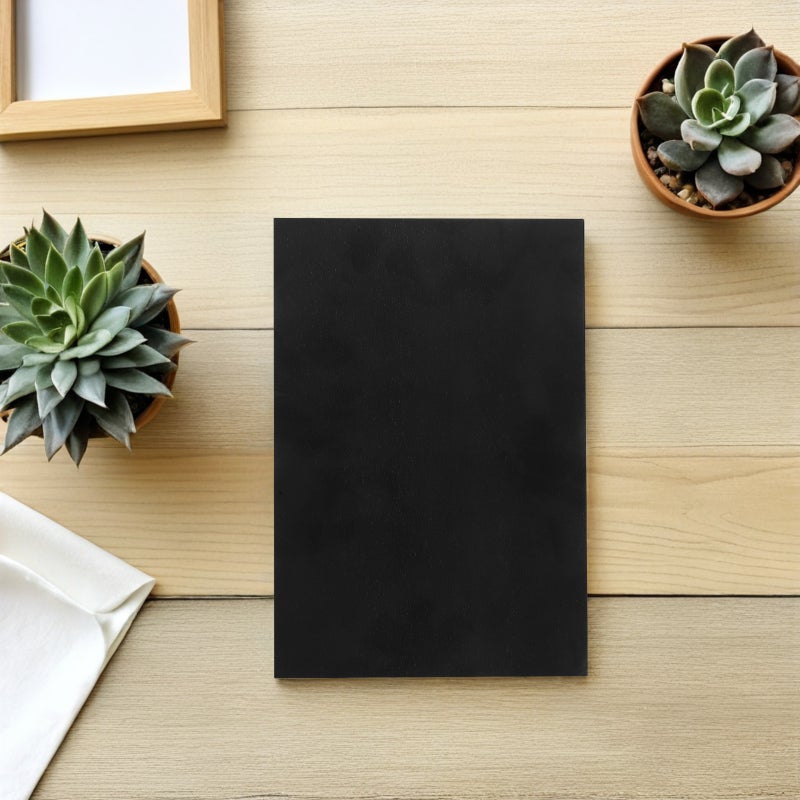 10pcs Craft Sheets: Thick Paper Set for DIY Crafting Preschoolers Classroom Scrapbooking for Cosplay Costume Model Making Black - Image 4