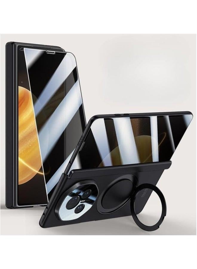 Compatible with Honor Magic V3 Magnetic Hinge Protection Case, Rotatable Bracket Stand Back Cover Privacy Screen Protector For - Image 1