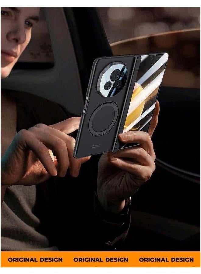 Compatible with Honor Magic V3 Magnetic Hinge Protection Case, Rotatable Bracket Stand Back Cover Privacy Screen Protector For - Image 4