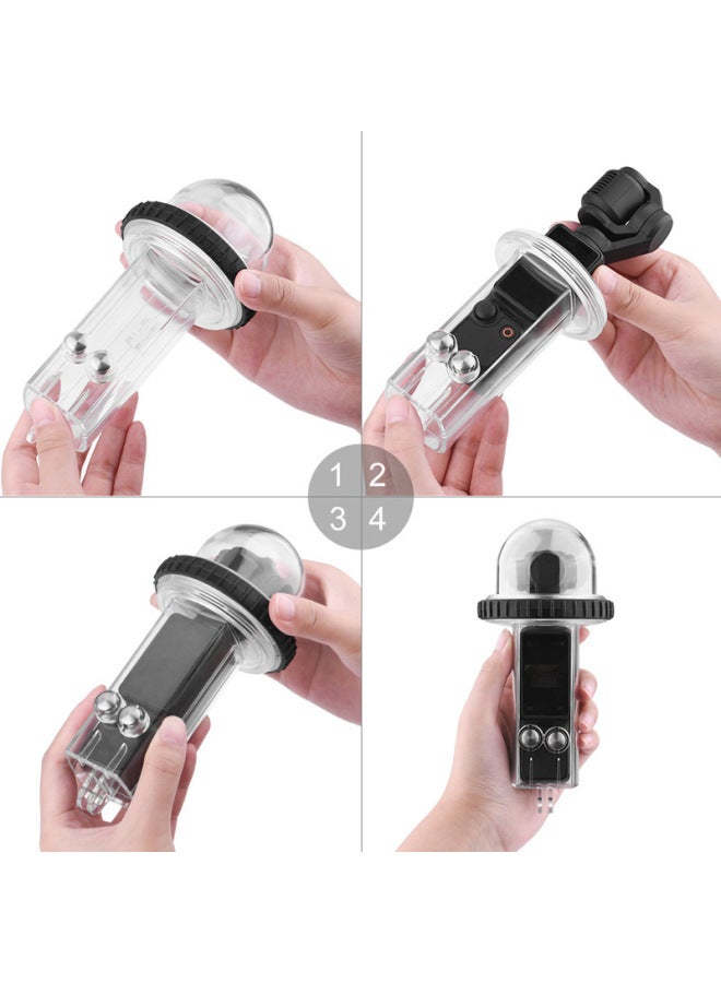 Brdrc متوافق مع Dji Osmo Pocket 3 حامل كاميرا 40m غطاء غوص مقاوم للماء إكسسوارات - Image 4