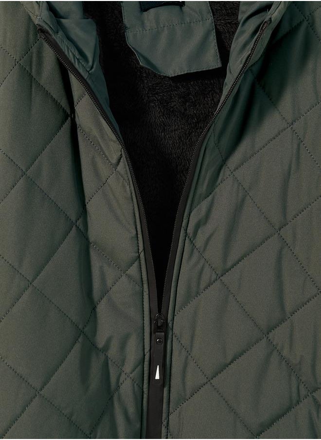Diagonal Quilted Hooded Puffer Jacket - pzsku/Z9FF59E398CD404636028Z/45/_/1733818932/02bb4031-2a5b-4b26-b905-7e8d7e5392b3