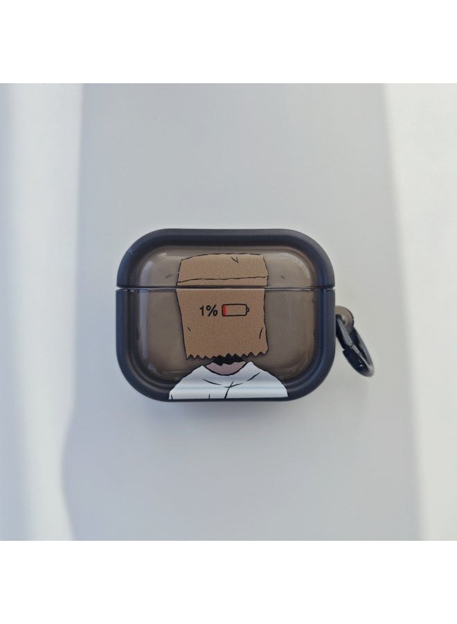 Suitable For AirPods 4 Earphone Set Cartoon Photo Frame Soft Shell Apple 1/2/3 Generation Pro2 Bluetooth Square Protective Cover 