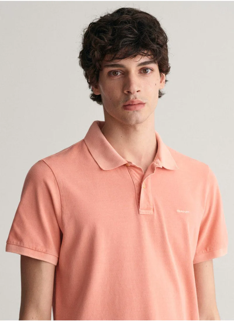 GANT Gant Sunfaded Piqué Polo Shirt