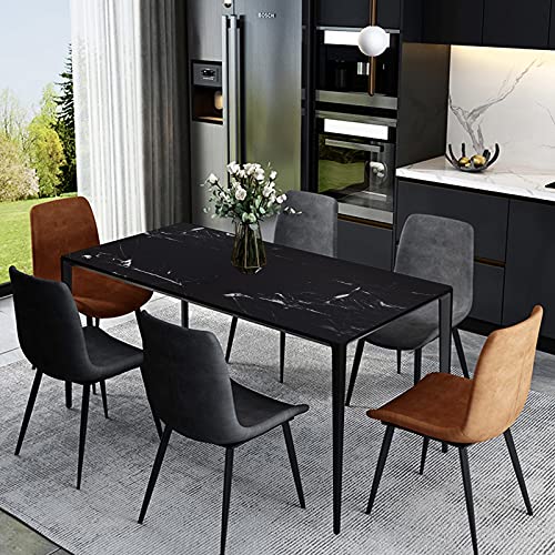 practicalWs 17.71''×196.8'' Marble Contact Paper Black/White Peel and Stick Wallpaper Thicken Self Adhesive Black Wallpaper for Countertops Cabinets Decorative Easy to Remove Upgrade - Image 5