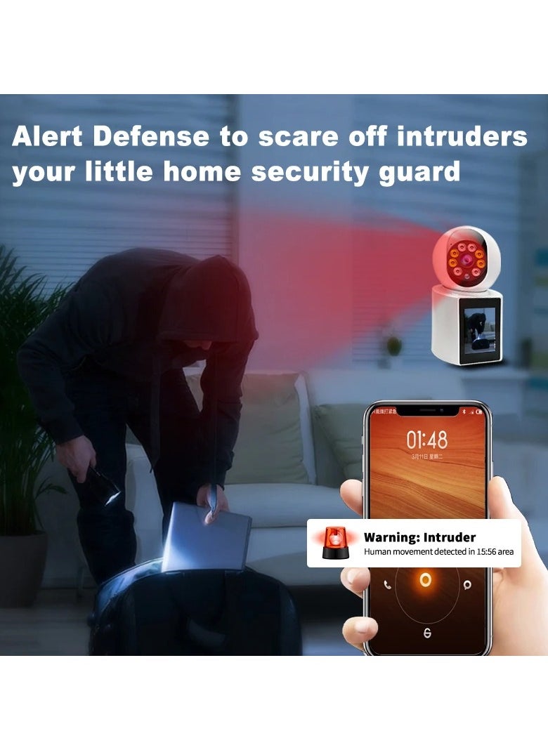 Generic Home Video Calling Camera Full HD 1080P Smart Wifi Camera Security Camera Smart Night Vision Two Way Video Calling Smart Motion Detection Real Time Alert Recording Free 32GB Card  - Image 4