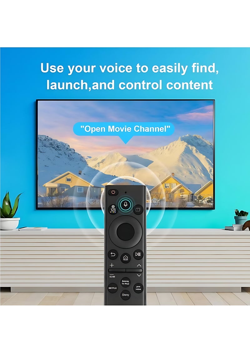 ICS Voice Remote Control Replacement for Smart TV (No Solar), Compatible with Most 2018 to 2022 Crystal UHD QLED The Frame QLED 4K 8K Smart TVs - Image 4