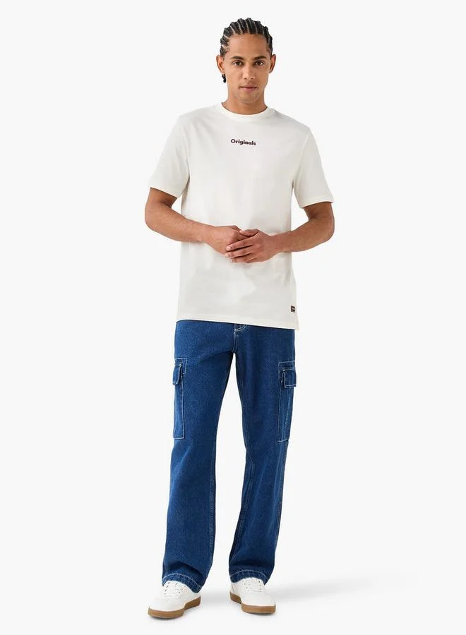 Lee Cooper Lee Cooper Typographic Print Crew Neck T-shirt