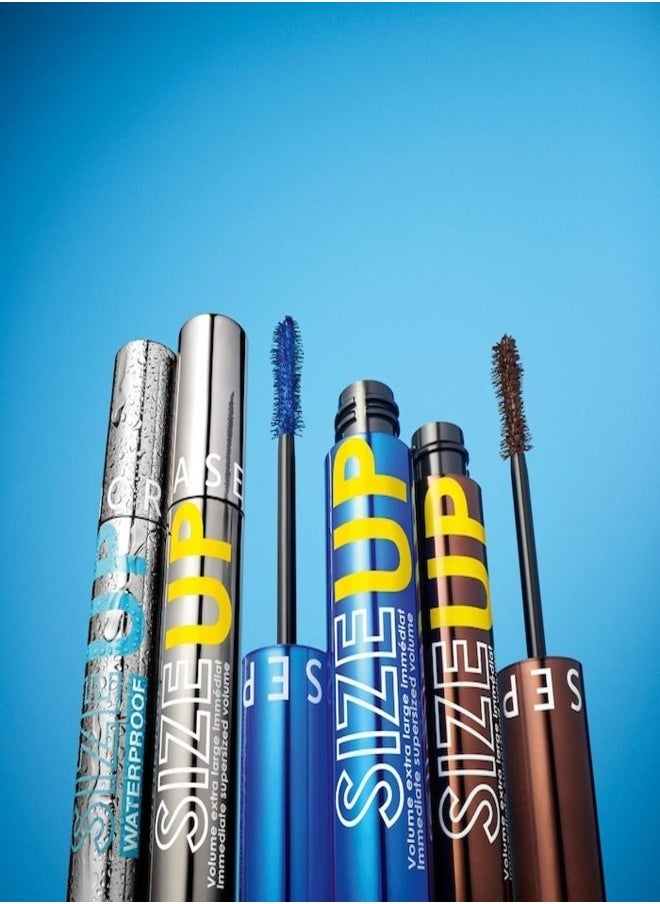 SEPHORA - SEPHORA Size Up Mascara - Supersized Volume, Brown, 12.5ml | Long-Lasting & Smudge-Proof - Image 1
