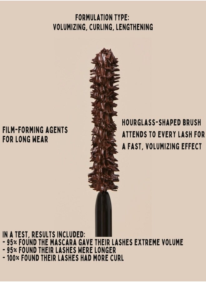 SEPHORA - SEPHORA Size Up Mascara - Supersized Volume, Brown, 12.5ml | Long-Lasting & Smudge-Proof - Image 1
