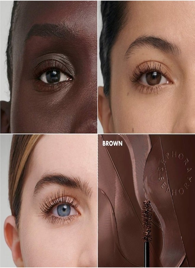 SEPHORA - SEPHORA Size Up Mascara - Supersized Volume, Brown, 12.5ml | Long-Lasting & Smudge-Proof - Image 1