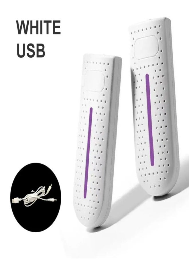AROAQ - Shoe Dryer Portable Shoe Dryers with UV Sterilization and Dehumidification Quick Drying Shoe Rack Heater and Deodorizer USB Port Powered Portable Foot Boot Glove Dryer - Image 1