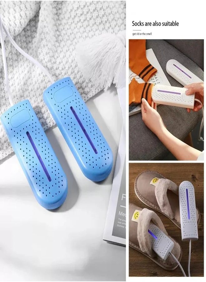 AROAQ - Shoe Dryer Portable Shoe Dryers with UV Sterilization and Dehumidification Quick Drying Shoe Rack Heater and Deodorizer USB Port Powered Portable Foot Boot Glove Dryer - Image 1