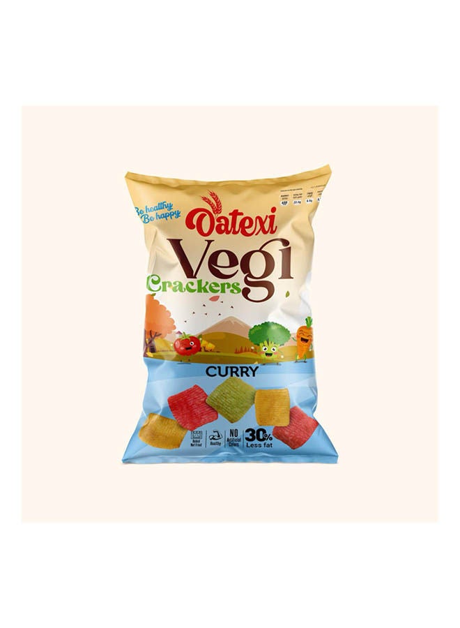 Oatexi Curry Vegi Crackers - 60 grams 