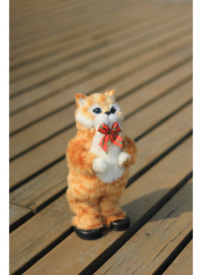 Rolling Cat Dancing Cat Rolling Simulation Cat Rolling Laugh Electric Toy Children's Day Gift-Specifications:1-Color:See Figure