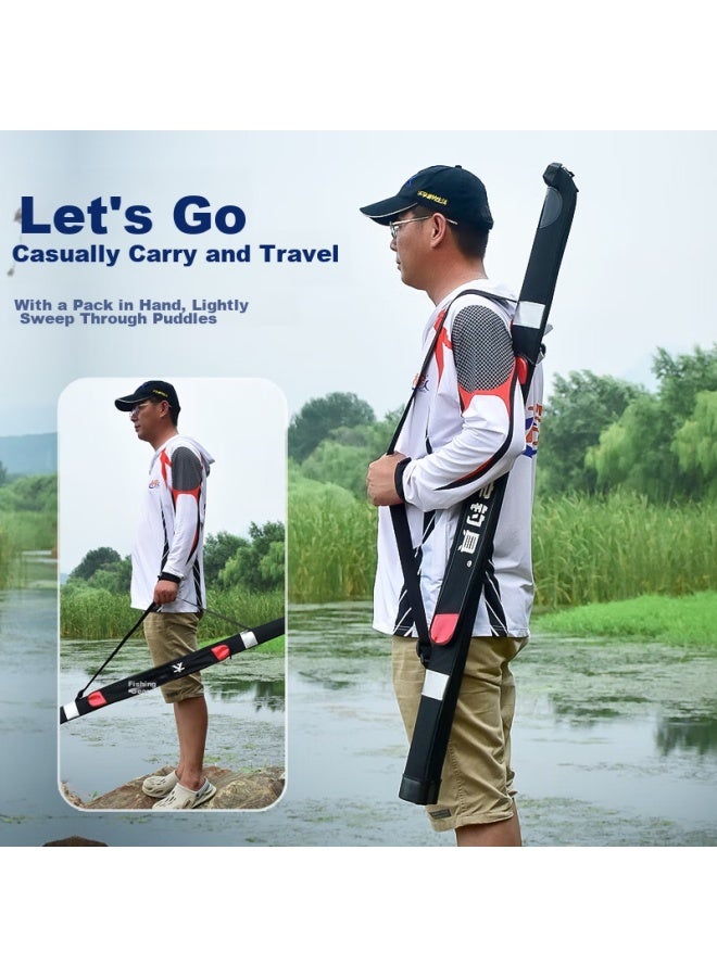 Taiyu Oxford Cloth Fishing Tackle Bag, Double-layered, Lightweight, Portable, Thickened Base, Handheld, Reinforced, Multifunctional Fishing Bag, Rod Bag - Image 3