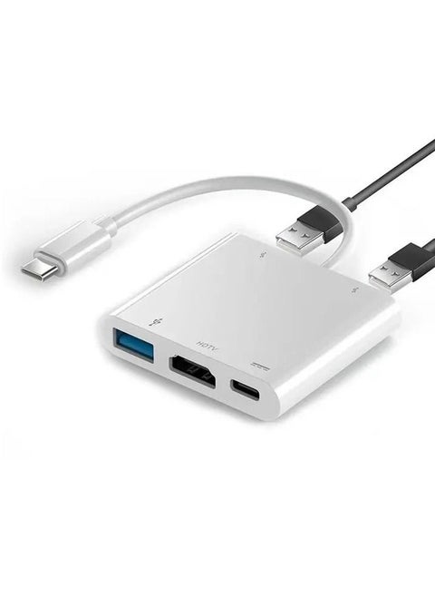 AIRSKY USB C HUB 5 In 1 - USB-C PD + HDMI + USB 3.0 X3