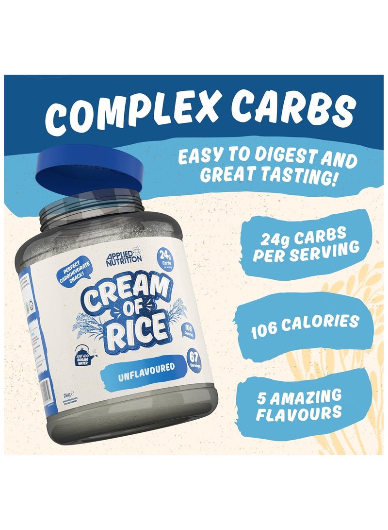 Applied Nutrition Cream of Rice Unflavored  67 Servings 2kg - Image 3