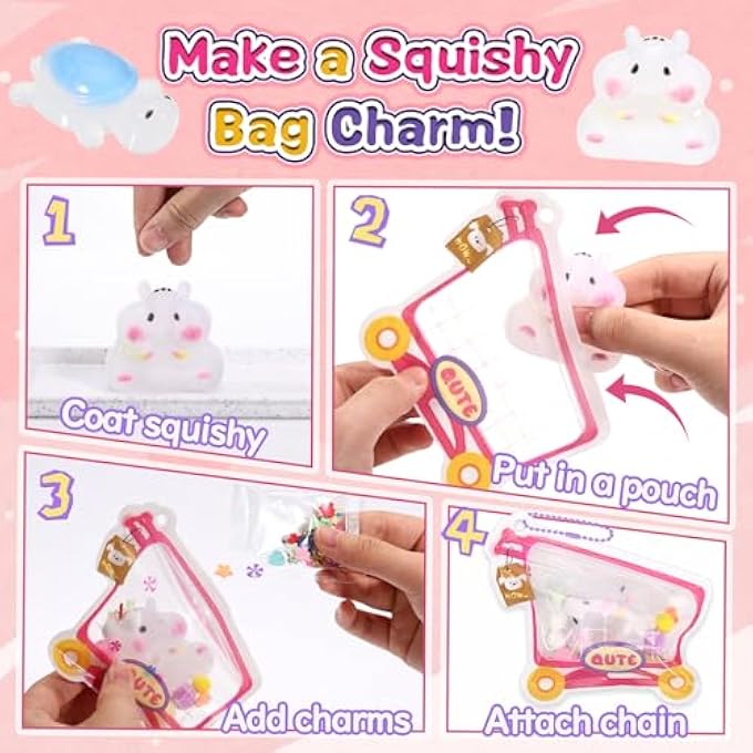 Crelloci Taba Squishy Kit, Fast Cure Liquid Silicone Squishy Maker with Animal Molds - Image 4