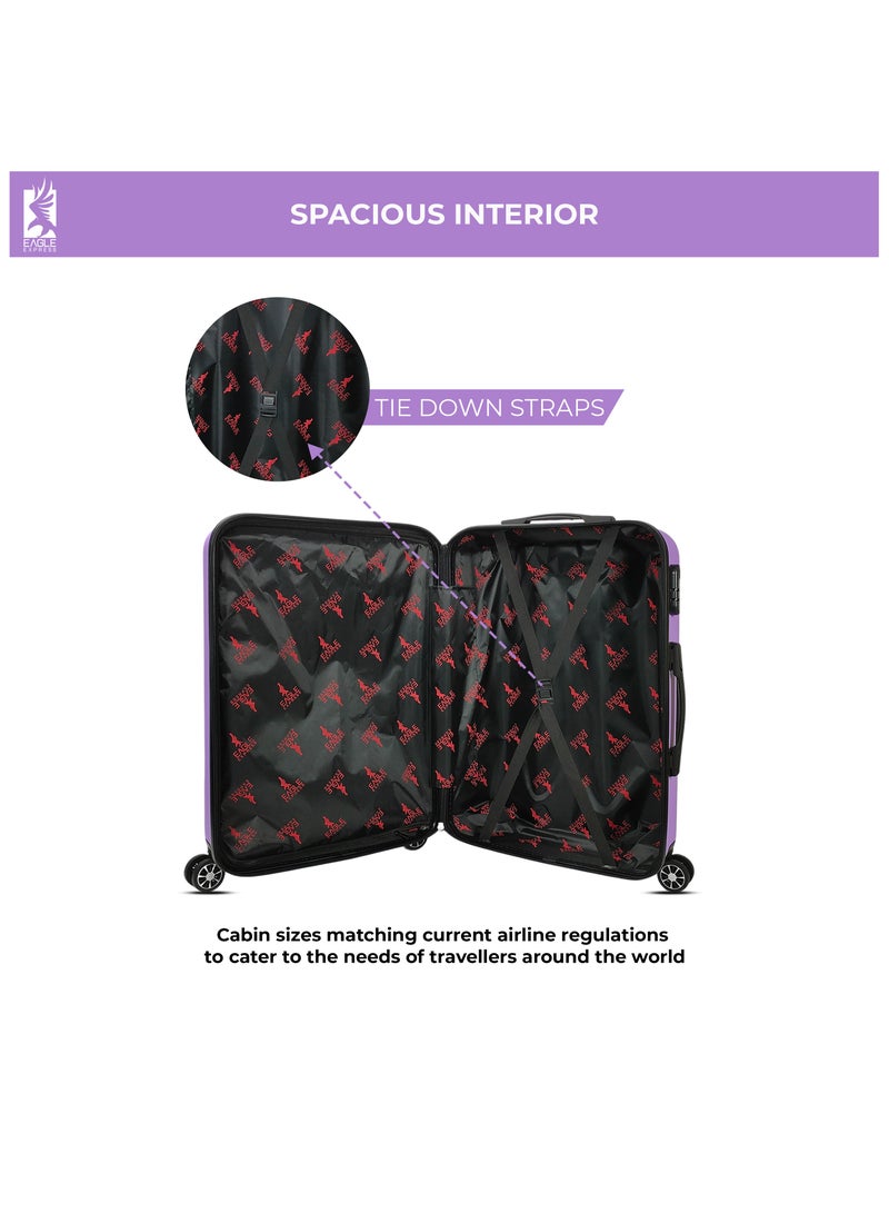 Eagle Express FUSION ABS HARD TROLLEY 24 inch ORCHID - Image 5