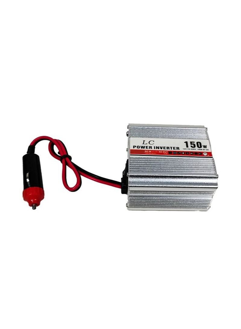 LC 150W Car Power Inverter with AC Outlet and USB Charger - Image 1